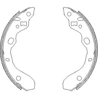 MAZDA щоки гальмівні 323 BJ 98-03 REMSA 4128.00