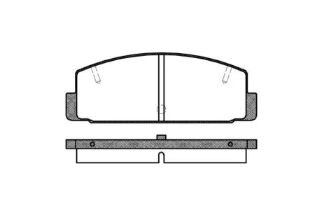 MAZDA гальмівні колодки задн 323,626, RX-7 REMSA 0179.10