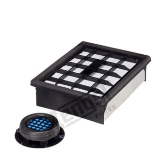 Фільтр повітряний (комплект сальників, фільтруючий елемент) SCANIA 4, R I DC16.01-DT16.08 01.96-05.19 HENGST HENGST FILTER EAS770MD3592