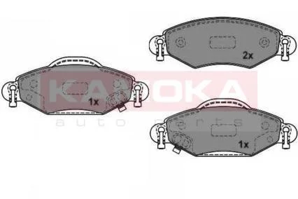 Гальмiвнi колодки дисковi KAMOKA JQ1013026 (фото 1)