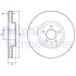 DELPHI AUDI Диск гальм. передн. A4 Allroad 16- BG9218C DELPHI BG9218C