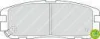 Комплект гальмівних колодок задн, GREAT WALL HOVER, HOVER H3, HOVER H5, PEGASUS ISUZU D-MAX I, RODEO, TFR/TFS, TROOPER II, TROOPER III OPEL FRONTERA A, FRONTERA A SPORT 2.0-3.5 08.91- FERODO FDB1017 (фото 2)