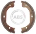 Комплект гальмівних колодок, стоянкове гальмо A.B.S. 9356 9356
