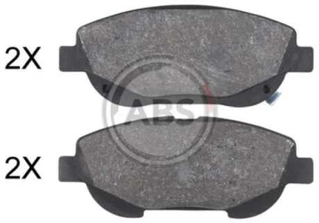 Гальмівні колодки дискові (1 к-т) A.B.S. A.B.S. 35003