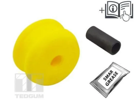 Втулка поліуританова, 1шт, передній нижній маятник, Лів/Прав, задній, твердість: 90 Sha, AUDI A1, A3, TT SEAT CORDOBA, IBIZA IV, IBIZA IV SC, IBIZA IV ST, LEON, MII, TOLEDO II 1.0-Electric 11.95- TED-GUM TEDGUM TED87339