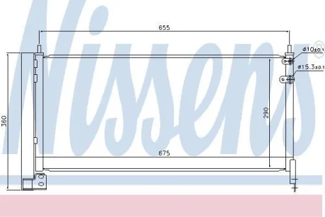 Конденсер TOYOTA AURIS (E18#) (12-) 1.8 HYBRID NISSENS 940487
