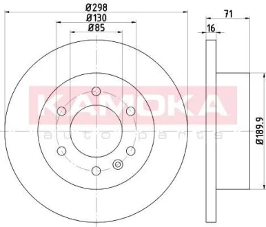 Гальмiвнi диски MERCEDES SPRINTER 06-/VW CRAFTER 06- KAMOKA 103121