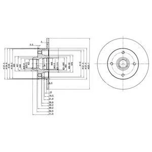 Drive+ Drive+ - Гальмівний диск з підшипником Dr!ve+ DP1010.11.0869 (фото 1)