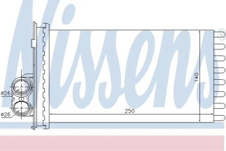 Пічка PT 1007(05-)1.4 HDi(+)[OE 6448.K9] NISSENS 71154