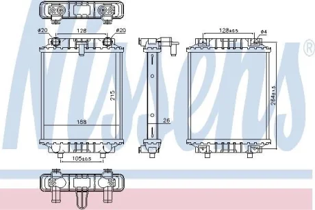 Радіатор опалення VAG [OE 5C0121212] NISSENS 60372