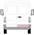 Ремонтна панель дверей задн прав (Підлога) MERCEDES SPRINTER 901, 902, 903, 904, 905 VW LT II 01.95-07.06 BLIC 6015003546172P (фото 2)