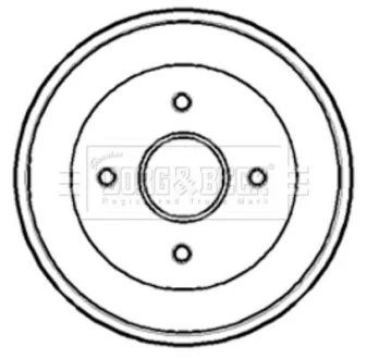 Гальмiвнi барабани BORG&BECK BORG & BECK BBR7168