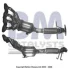 Каталізатор EURO 4 VOLVO C30, S40 II, V50 FORD C-MAX, FOCUS C-MAX, FOCUS II 1.4/1.6/1.6LPG 10.03-12.12 BM CATALYSTS BM91275H (фото 1)
