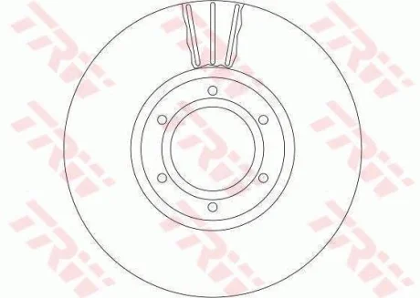 Диск тормозной RENAULT MASTER передн., вент. (пр-в TRW DF4111