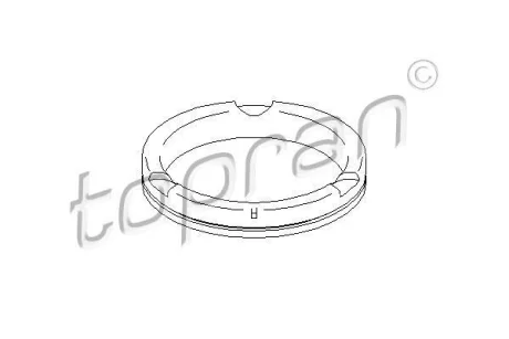 TOPRAN Підшипник опорний ам-тора перед. Audi 100/A6 91- TOPRAN / HANS PRIES 103 744