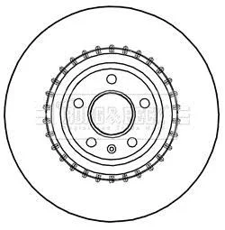 Гальмiвнi диски BORG&BECK BORG & BECK BBD5991S