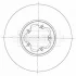 Гальмiвнi диски BORG&amp;BECK BORG & BECK BBD6071S (фото 1)