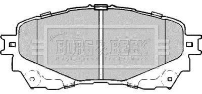 Гальмiвнi колодки дисковi BORG&BECK BORG & BECK BBP2411