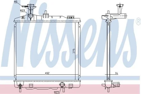 Аксессуар truck NISSENS 628988