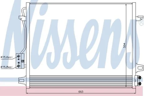 Радіатор кондиціонера First Fit NISSENS 940098