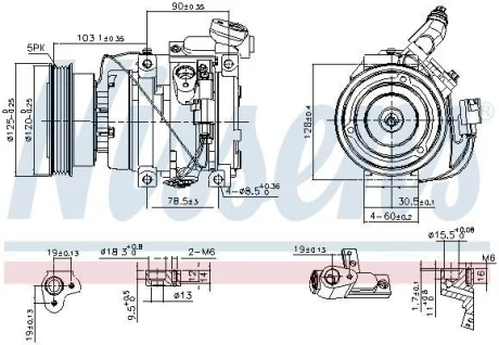 Компресор кондиціонера First Fit NISSENS 89576