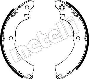 Гальмівні колодки барабані Metelli 53-0263 (фото 1)