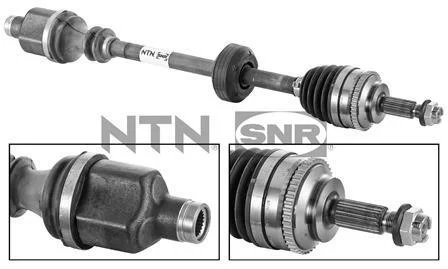 Піввісь Renault Kangoo 1.4 97-09 (R) (23x44x761) SNR SNR NTN DK55122