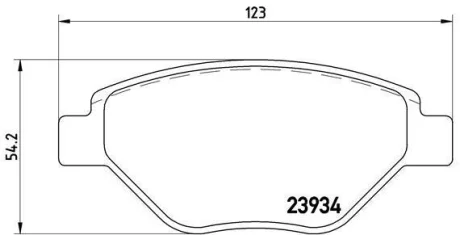 Гальмівні колодки дискові BREMBO P68031 (фото 1)