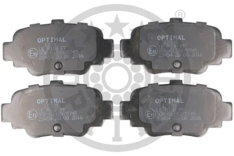 Гальмівні колодки дискові Optimal BP-12330 (фото 1)