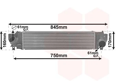 Інтеркулер BMW X1 F48 09/15 > 22 Van Wezel 06014702