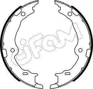 LEXUS Комплект барабанних колодок LS (_F4_) 460 AWD (USF45, USF46) 08-, TOYOTA CENTURY (_G6_) Hybrid (UWG60 18- CIFAM 153-522 (фото 1)