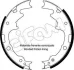 CIFAM JEEP Комплект барабанних колодок WRANGLER II (TJ) 4.0 98-07 153-357 CIFAM 153-357