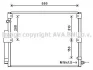 AVA TOYOTA Радіатор кондиціонера (конденсатор) Land Cruiser 100 98-02 AVA AVA COOLING TO5617D (фото 1)