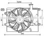 AVA HYUNDAI Вентилятор радіатора Elantra 1.6 11-, Kia Cerato 1.6/2.0 13- AVA AVA COOLING HY7567 (фото 1)