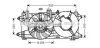 AVA FIAT Вентилятор радіатора (з дифузором) Doblo 1.3/1.9JTD 03- AVA AVA COOLING FT7573 (фото 1)