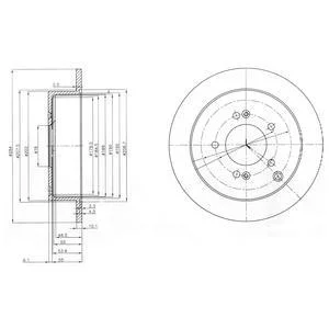 Drive+ Drive+ - Гальмівний диск (кратно 2) Dr!ve+ DP1010.11.0232