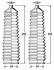 К-т пильникiв рульового керування BORG&BECK BORG & BECK BSG3324 (фото 1)