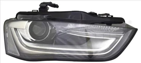 AUDI A4 (8K2/8K5) 12/11-12/15 Фара перед. елек. лів.+ корректор, bi-HID,-LED регул. D3S/W/LED TYC 20-14182-06-2