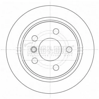 Гальмiвнi диски BORG&BECK BORG & BECK BBD5426