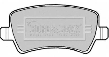 Гальмiвнi колодки дисковi BORG&BECK BORG & BECK BBP1982