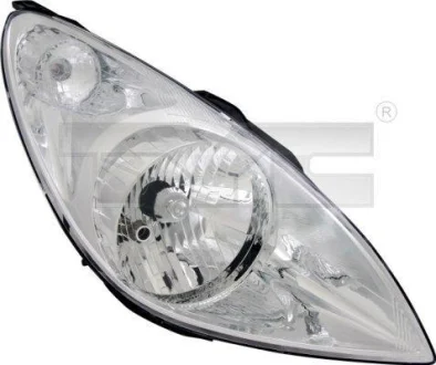 HYU i20 лів. H4 фара перед. TYC 20-12176-05-2