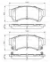 Гальмівні колодки дискові BOSCH 0986494221 (фото 8)
