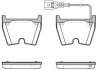 REMSA AUDI гальмівні колодки перед. Q3 RS 2.5 13-18, A3 Sportback RS3 15- 0896.11 REMSA 0896.11
