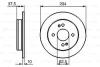 Диск гальмівний (задній) Hyundai i10 08-17/Kia Picanto 04- (234x10) 0 986 479 B95 BOSCH 0986479B95 (фото 6)