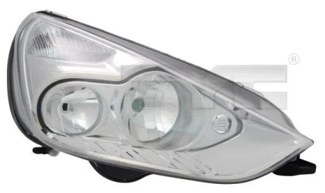 FOR S-MAX прав. H7+H1 фара перед. TYC 20-11503-05-2