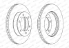 Комплект гальмівних дисків (2 шт) передн лів/прав TOYOTA FORTUNER, HILUX VII, HILUX VIII 2.4D/2.5D/3.0D 11.04- FERODO DDF1783C (фото 1)