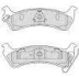 Комплект гальмівних колодок задн , JEEP GRAND CHEROKEE I 2.5D-5.9 09.91-04.99 FERODO FDB1549 FDB1549