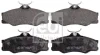 Комплект гальмівних колодок передн , VW TRANSPORTER T3 1.6D-2.1 05.79-07.92 FEBI 16298 16298