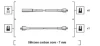 Комплект проводів запалювання CHEVROLET MALIBU CHRYSLER LE BARON, SARATOGA FORD GRANADA, GRANADA II OPEL COMMODORE B, COMMODORE C, MONZA A, OMEGA A, SENATOR B 2.5-3.1 01.72-09.03 MAGNETI MARELLI 941318111031 (фото 1)