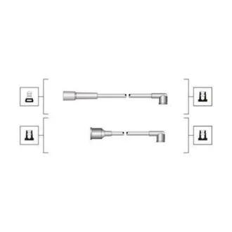 Комплект проводів запалювання FSO POLONEZ I, POLONEZ II, POLONEZ III 1.5/1.6 01.78-03.02 MAGNETI MARELLI 941319170022